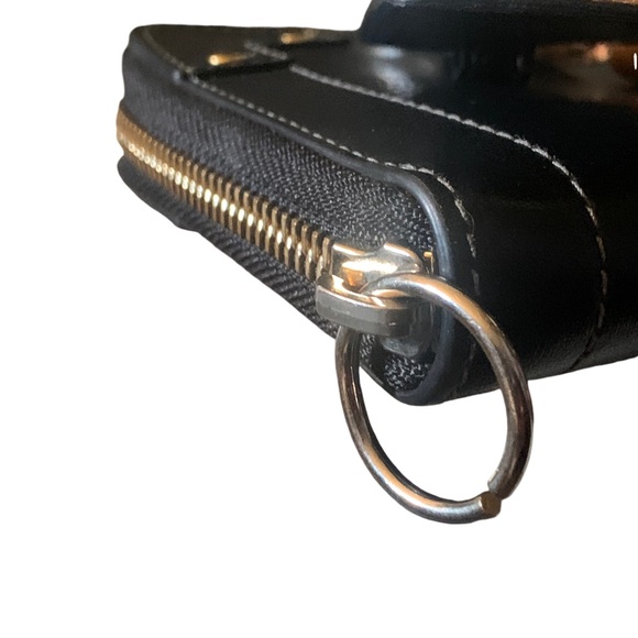 Chloe Vintage Eden Fringe Long Wallet Purse Leather Black - Picture 3 of 9